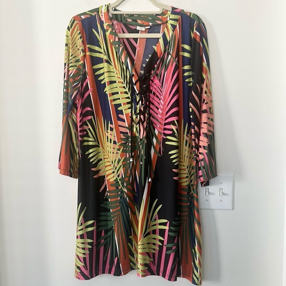 Saint Tropez West Tropical Swim Cover-up Resort Wear XL